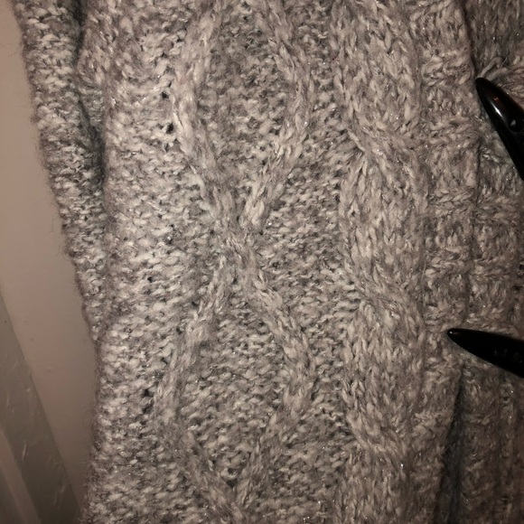 Decree Gray Long Cardigan Sweater with Shawl Collar, new or lightly used X-Large - Picture 2 of 13